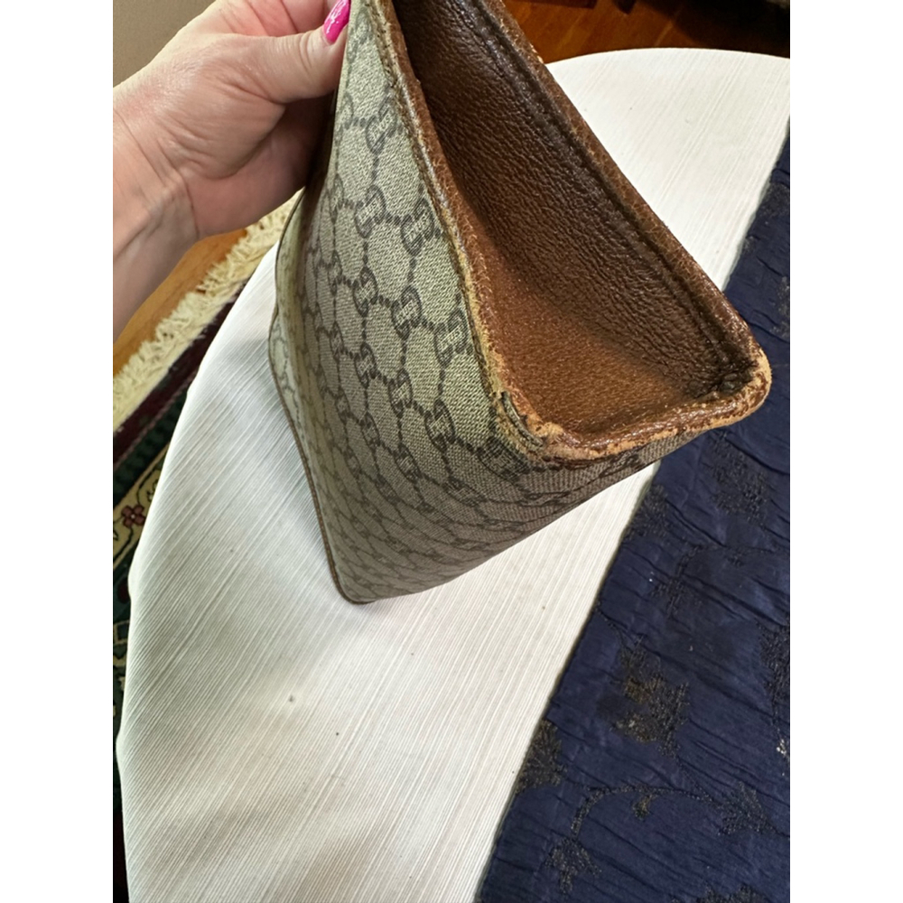 Gucci Plus Beige Brown Vintage Clutch Bag - Picture 11 of 16